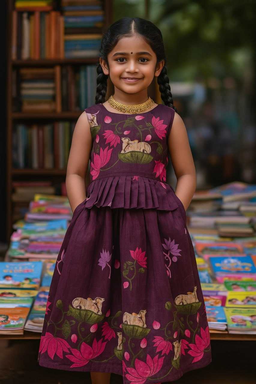 Ynf Cotton KESH493 Lotus Kids Wear Wholesale Kids Lehenga Kids Lehenga Choli Baby Girl Lehenga Manufacturer