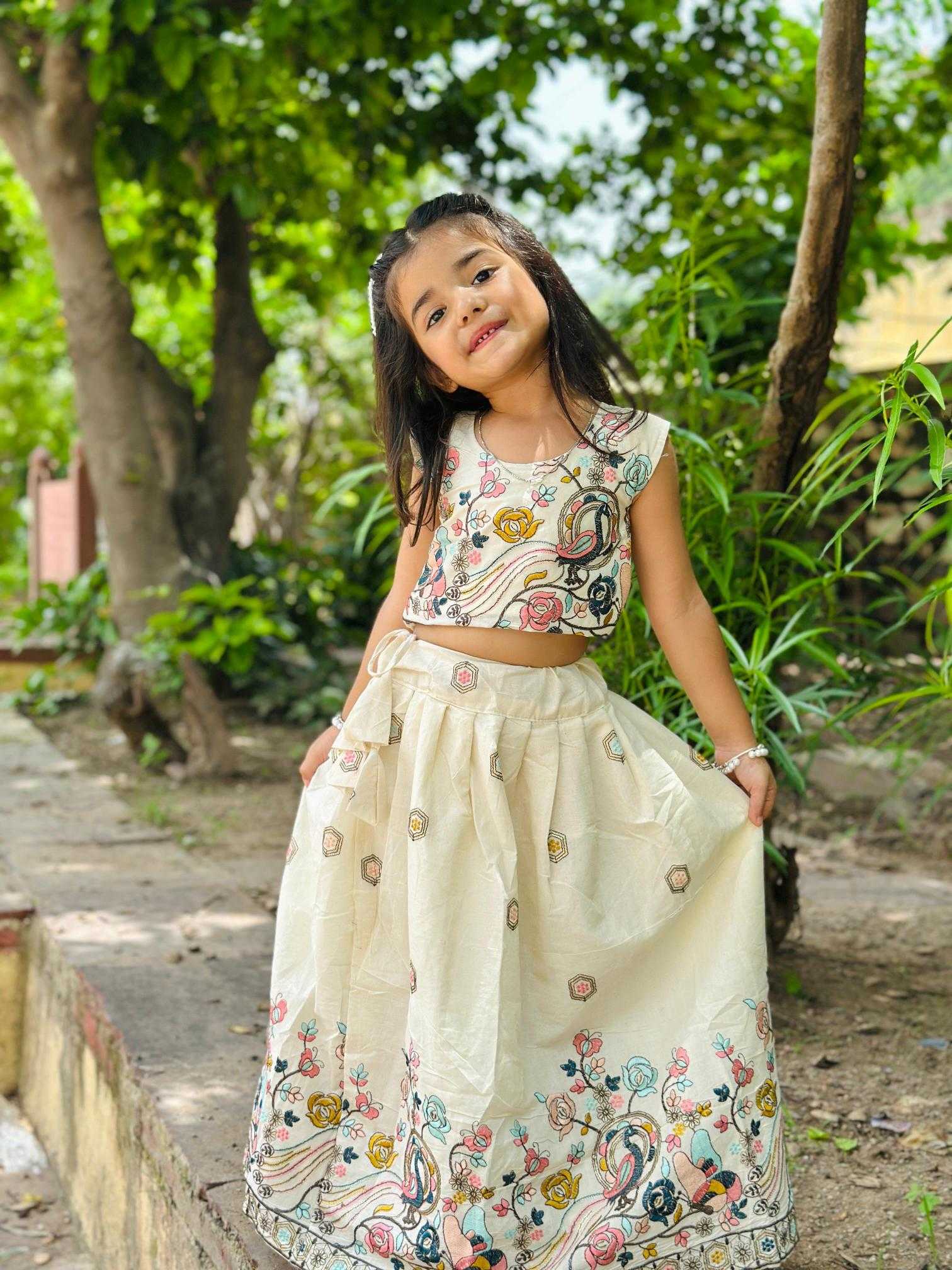 Ynf Cotton KESH493 WALEFARE Kids Wear Festive Collections Wholesale Kids Lehenga Kids Lehenga Choli Onam Collections Manufacturer