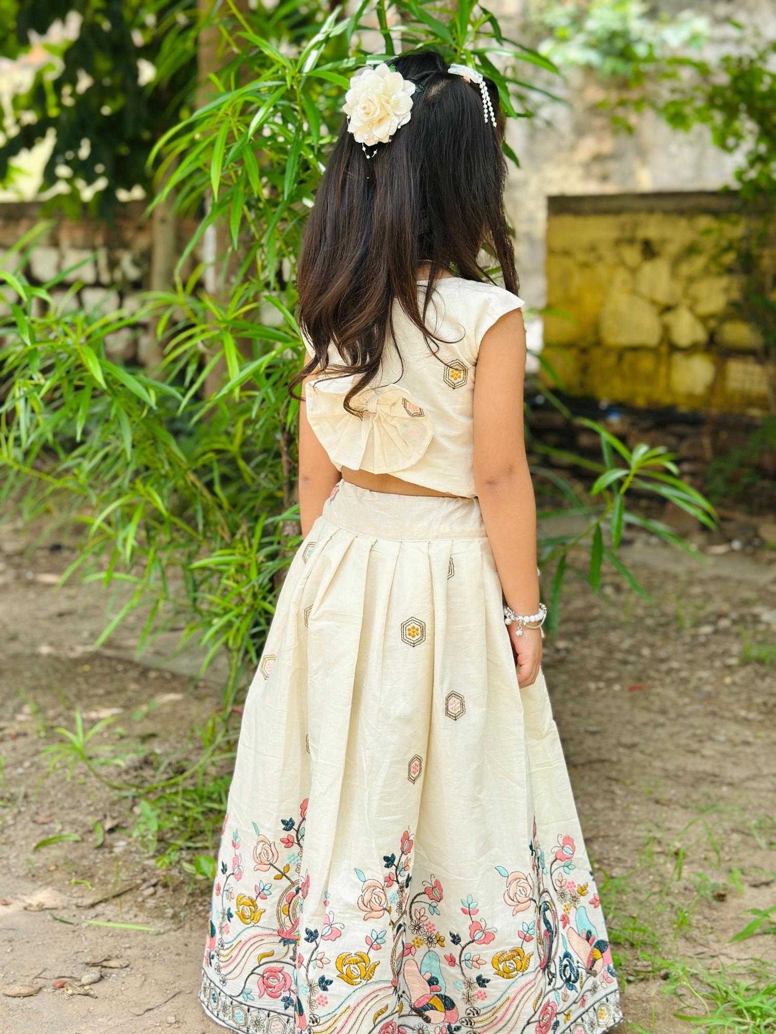 Ynf Cotton KESH493 WALEFARE Kids Wear Festive Collections Wholesale Kids Lehenga Kids Lehenga Choli Onam Collections Manufacturer