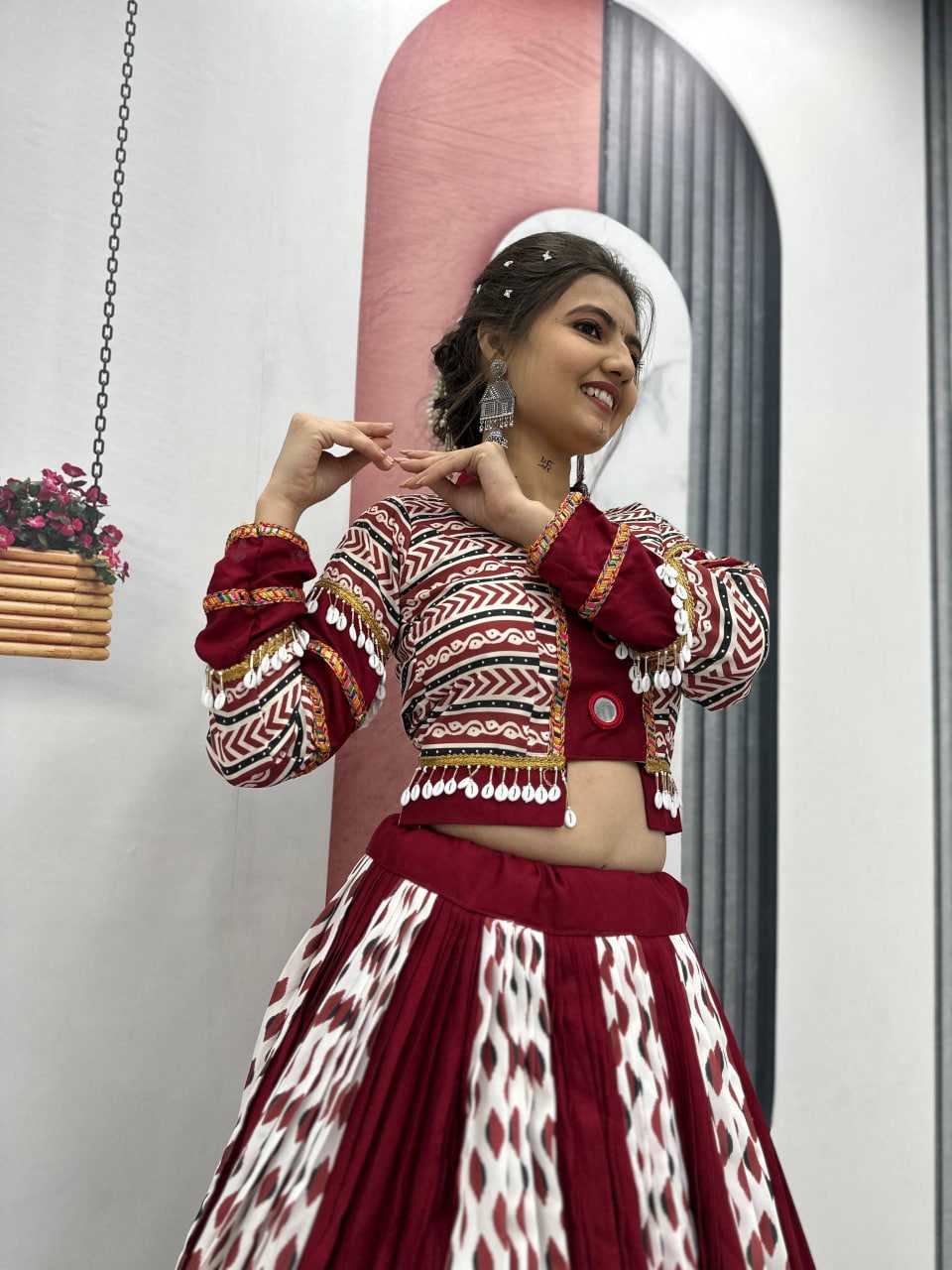 Ynf Cotton KESH496 N41 Festive Collections Wholesale Navratri Chaniya Choli Manufacturer