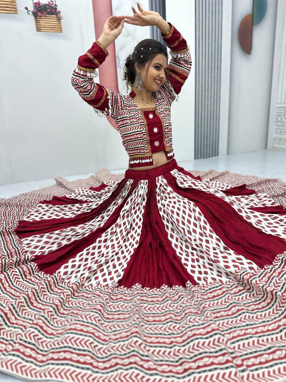 Ynf Cotton KESH496 N41 Festive Collections Wholesale Navratri Chaniya Choli Manufacturer