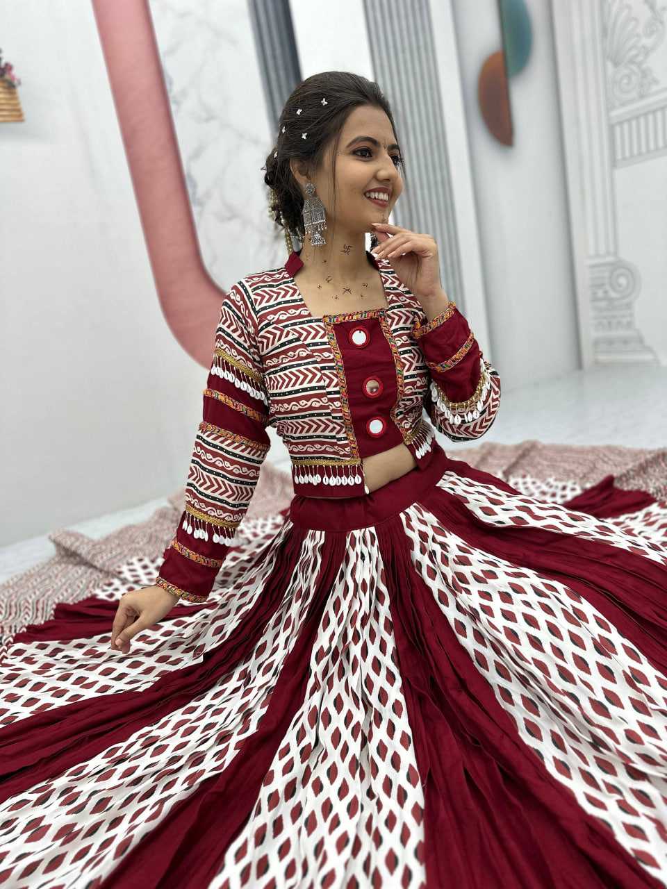 Ynf Cotton KESH496 N41 Festive Collections Wholesale Navratri Chaniya Choli Manufacturer