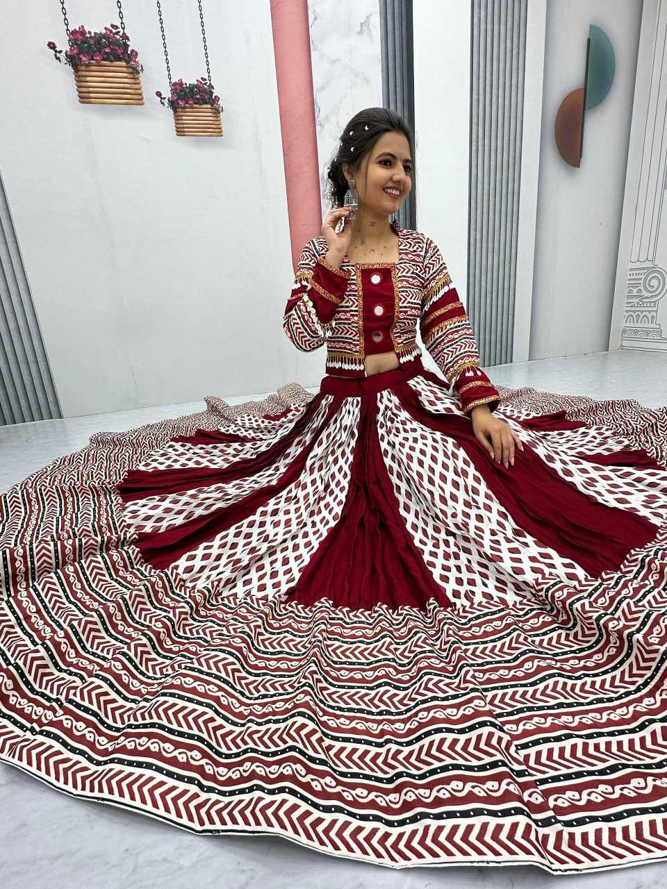 Ynf Cotton KESH496 N41 Festive Collections Wholesale Navratri Chaniya Choli Manufacturer