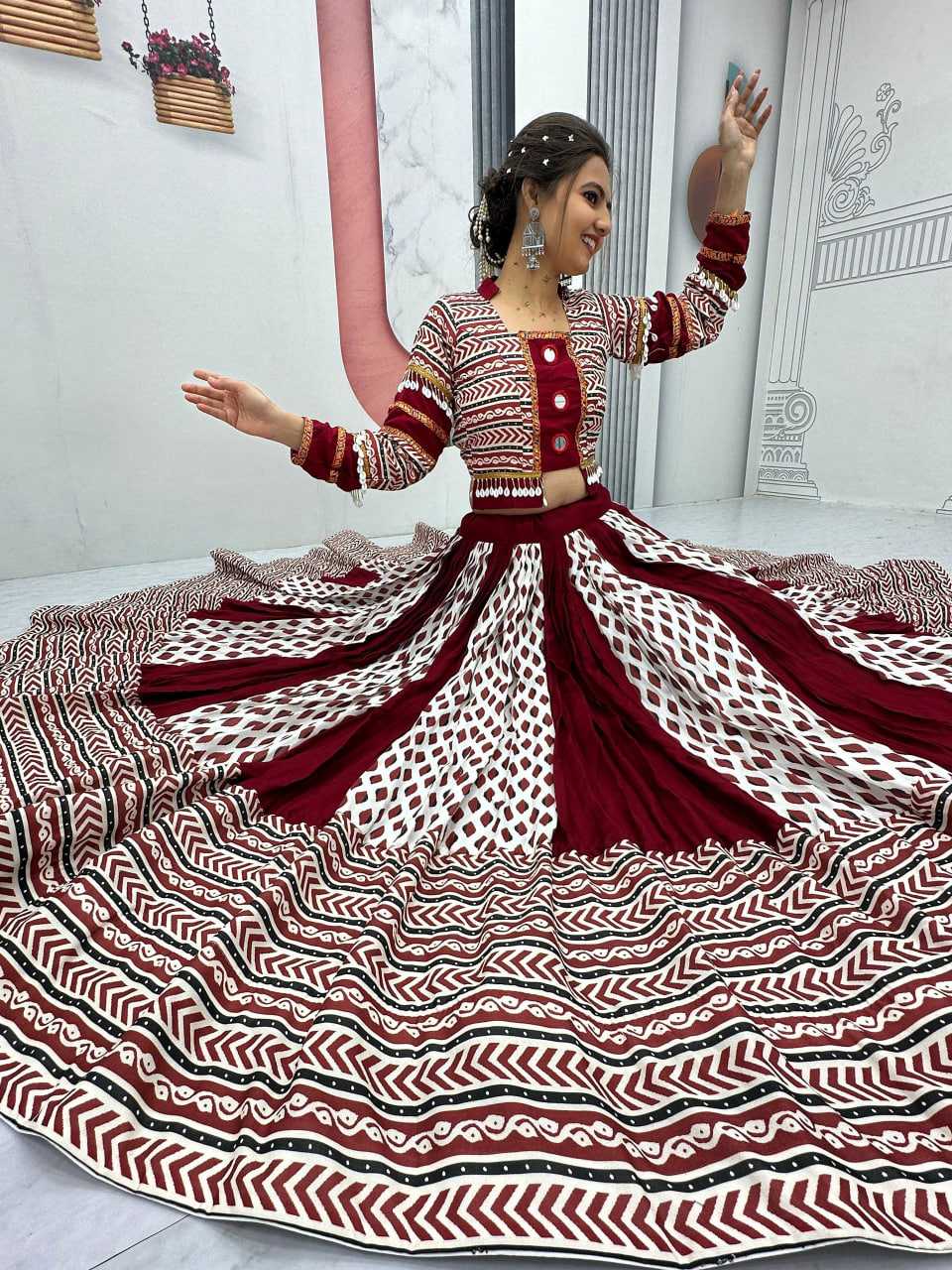Ynf Cotton KESH496 N41 Festive Collections Wholesale Navratri Chaniya Choli Manufacturer