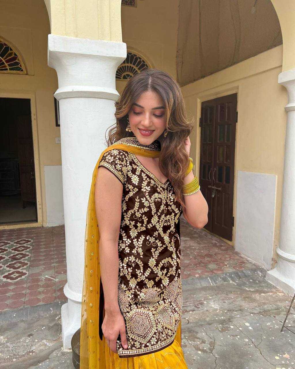 Ynf Cotton KESH499 485 Suits & Dresses Wedding Collections Wholesale Embroidery Suits Patiala Suits Haldi Outfits Manufacturer