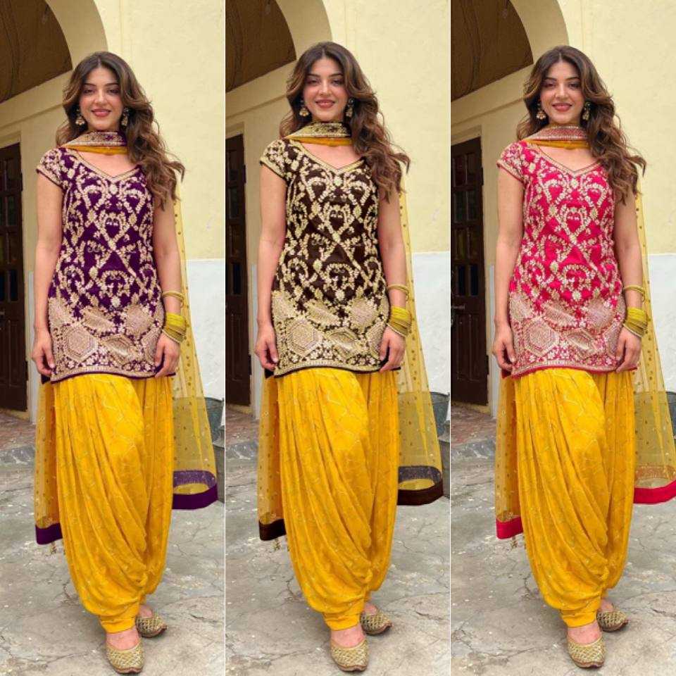 Ynf Cotton KESH499 485 Suits & Dresses Wedding Collections Wholesale Embroidery Suits Patiala Suits Haldi Outfits Manufacturer