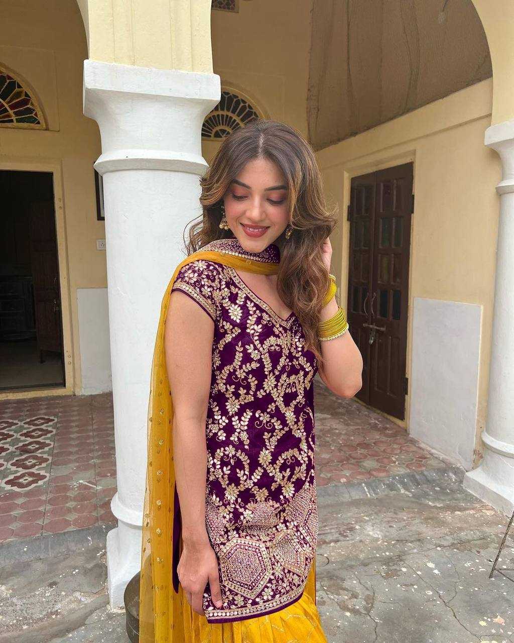 Ynf Cotton KESH499 485 Suits & Dresses Wedding Collections Wholesale Embroidery Suits Patiala Suits Haldi Outfits Manufacturer