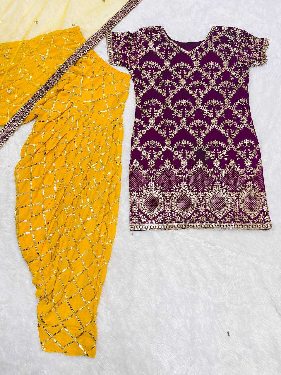 Ynf Cotton KESH499 485 Suits & Dresses Wedding Collections Wholesale Embroidery Suits Patiala Suits Haldi Outfits Manufacturer