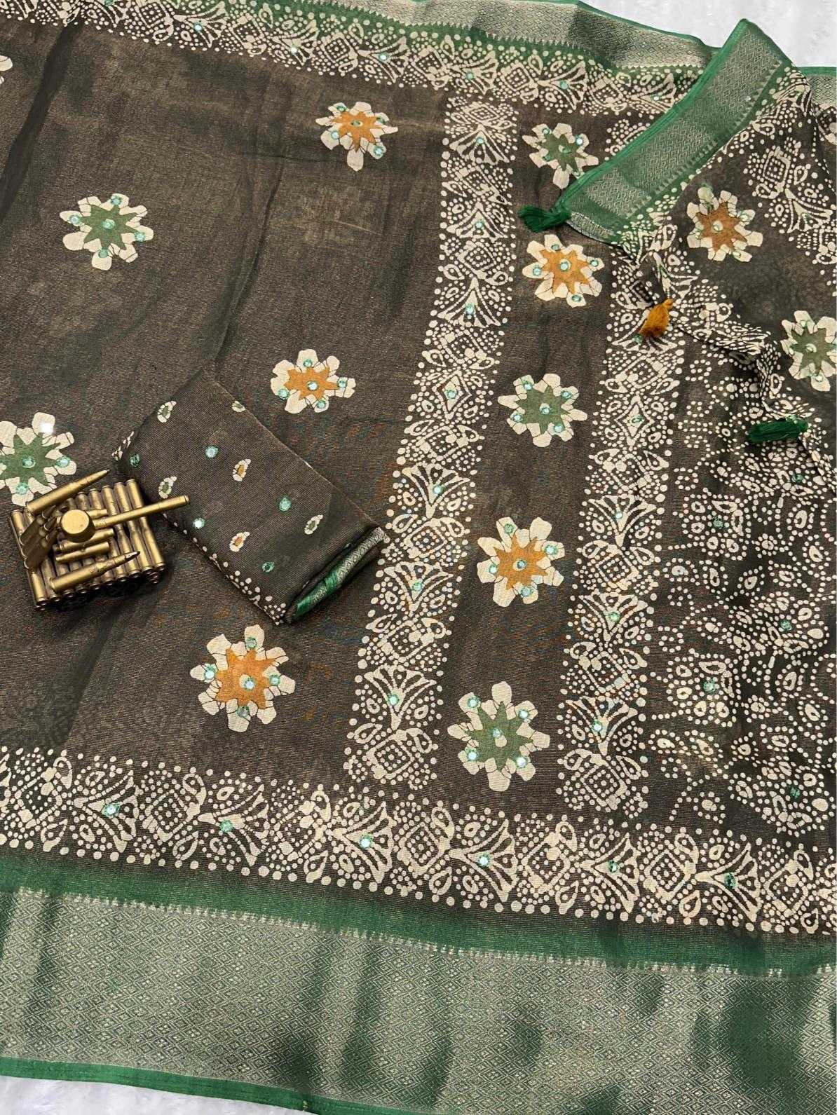 Ynf Cotton KESH500 chandni Silk Sarees Wholesale Printed Silk Saree Cotton Silk Sarees Zari Border Silk Sarees Manufacturer