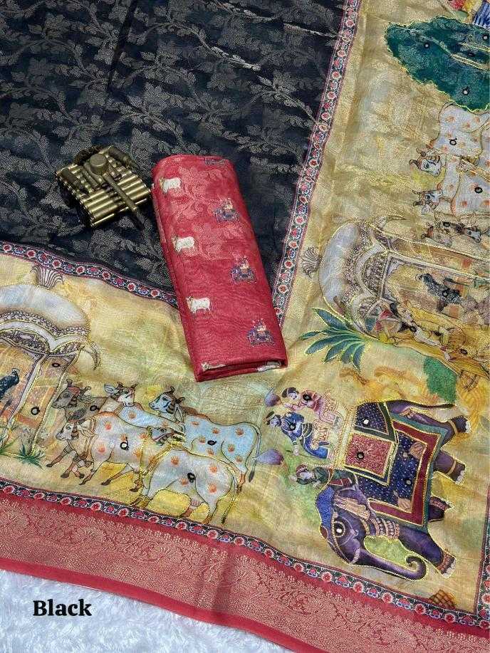 Ynf Cotton KESH500 Kamdhenu Sarees Wholesale Printed Sarees Jacquard Saree Cotton Sarees Manufacturer