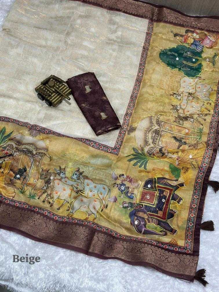 Ynf Cotton KESH500 Kamdhenu Sarees Wholesale Printed Sarees Jacquard Saree Cotton Sarees Manufacturer