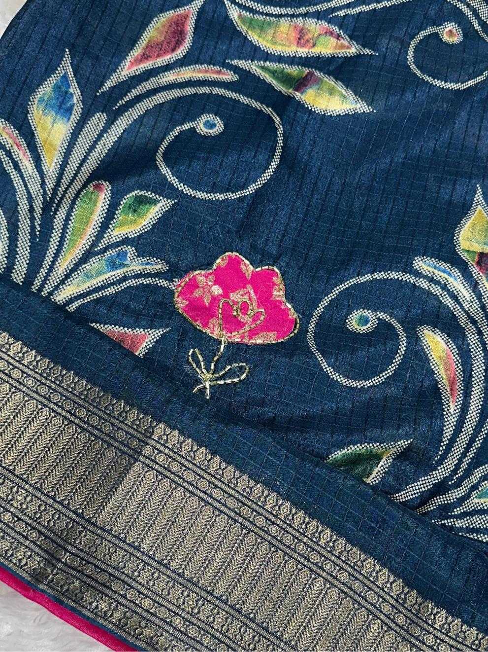 Ynf Cotton KESH500 Saiyaara Sarees Wholesale Printed Sarees Cotton Linen Sarees Zari Border Sarees Manufacturer