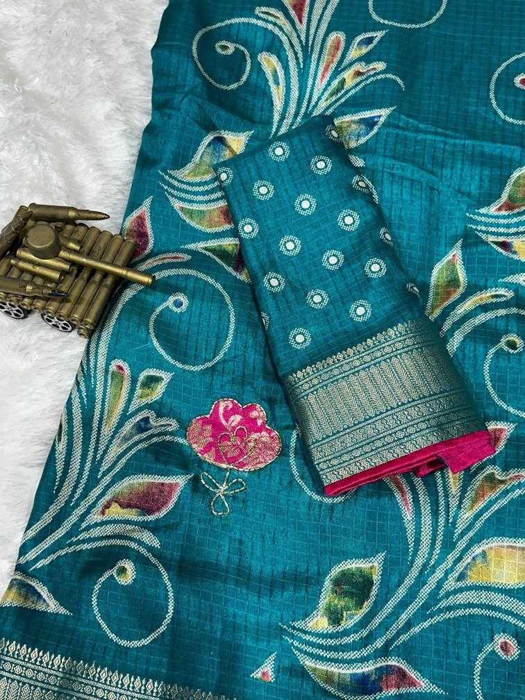 Ynf Cotton KESH500 Saiyaara Sarees Wholesale Printed Sarees Cotton Linen Sarees Zari Border Sarees Manufacturer