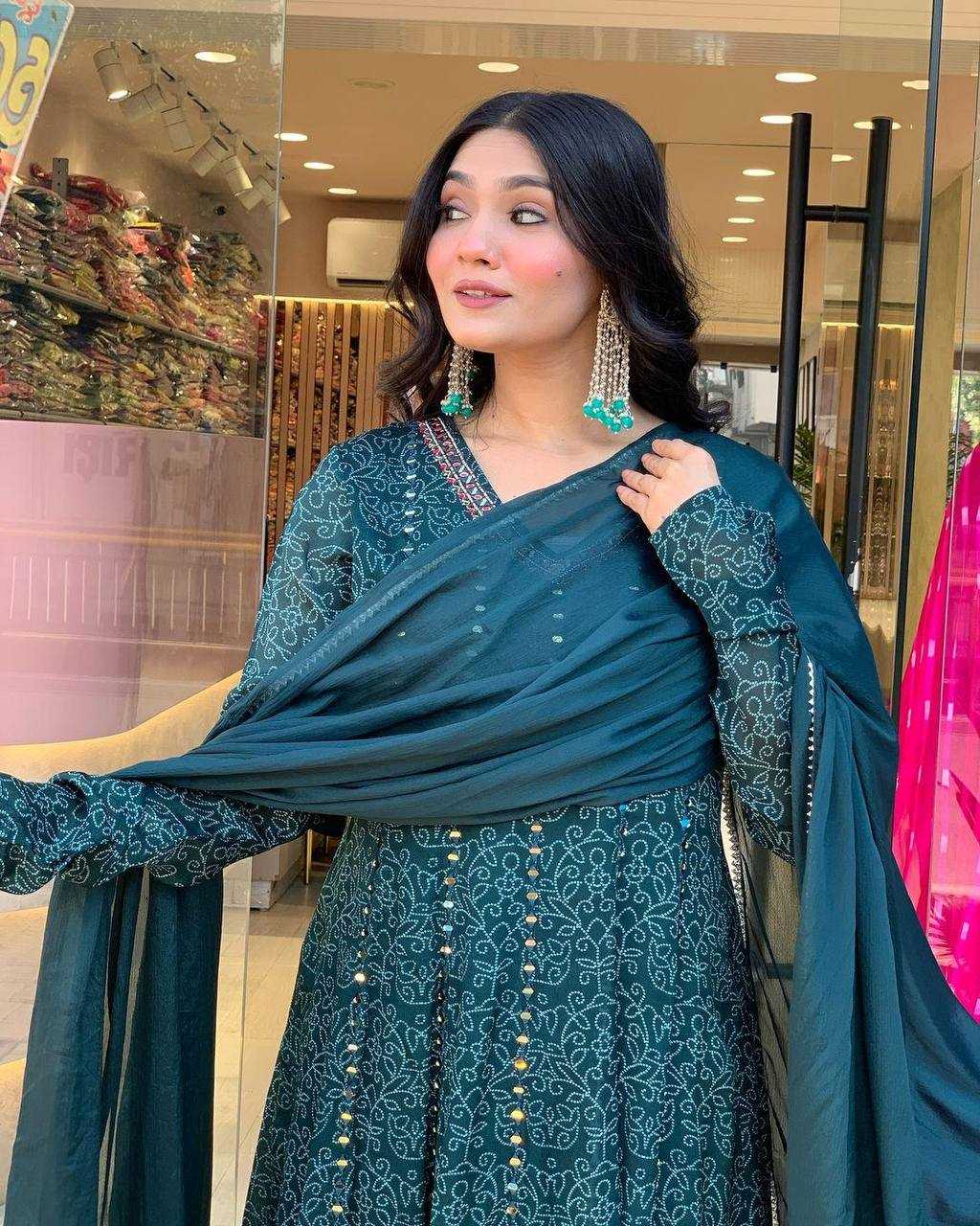 Ynf Cotton KESH501 masleen Gowns Wholesale Printed Gowns Fancy Gowns Embroidery Gowns Manufacturer