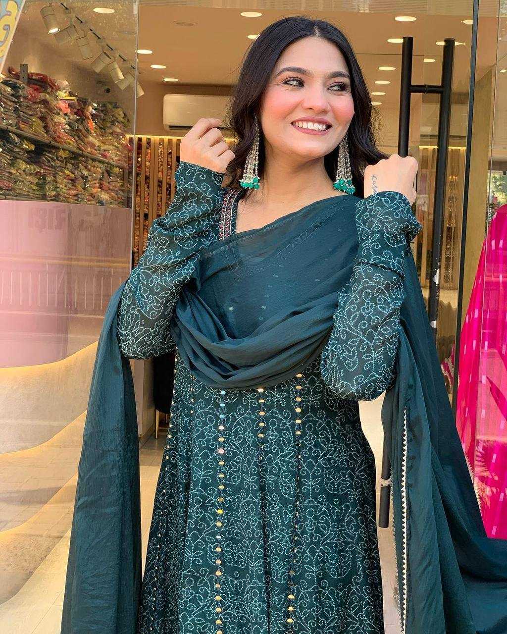 Ynf Cotton KESH501 masleen Gowns Wholesale Printed Gowns Fancy Gowns Embroidery Gowns Manufacturer