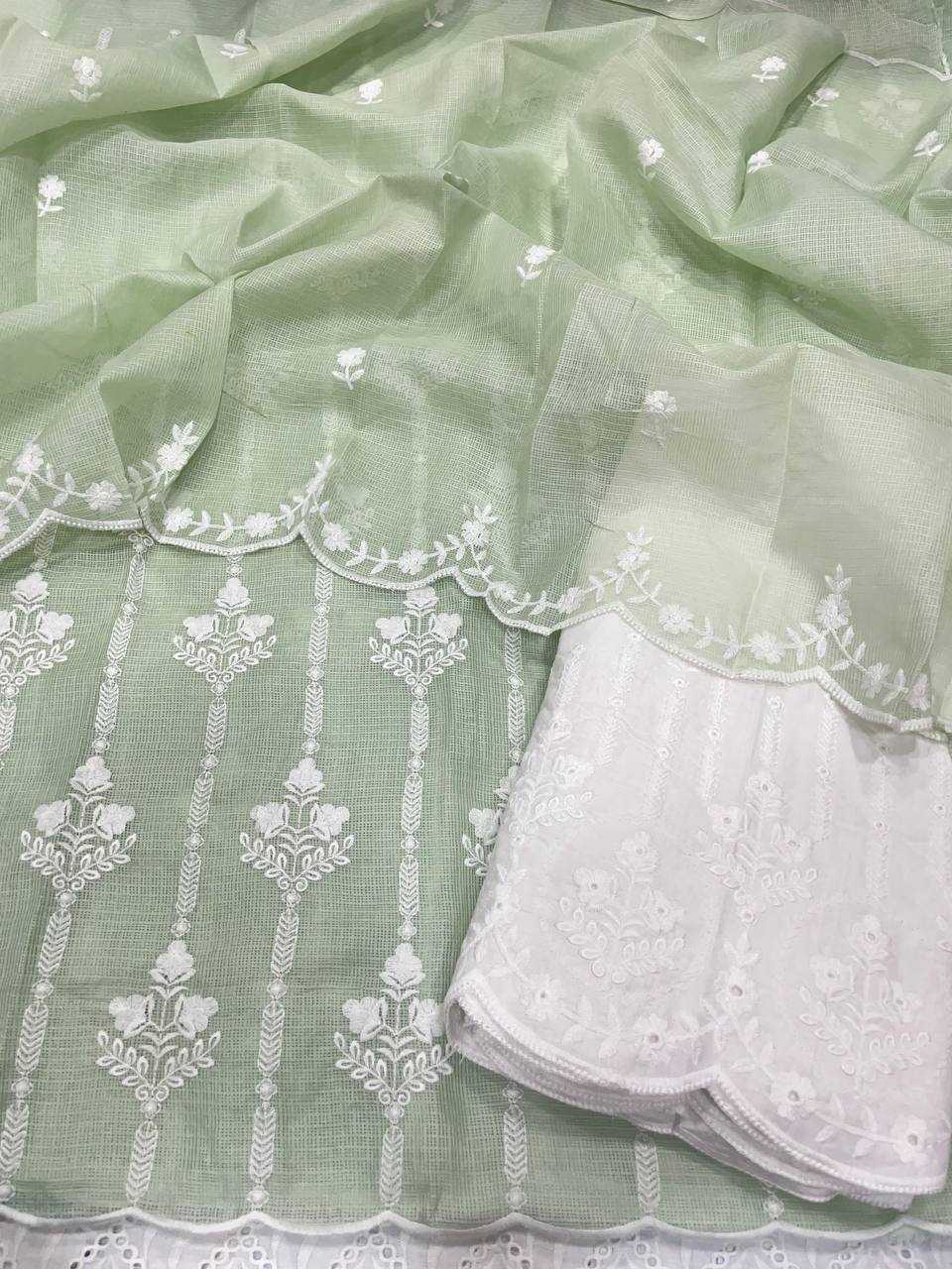 Ynf Cotton KESH513 463 Suits & Dresses Wholesale Embroidery Suits Cotton Suits Palazzo Suit Manufacturer