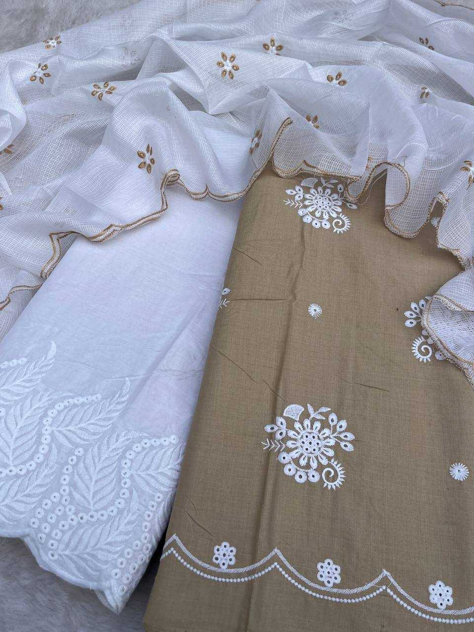 Ynf Cotton KESH513 483 Suits & Dresses Wedding Collections Festive Collections Wholesale Embroidery Suits Cotton Suits Palazzo Suit Manufacturer