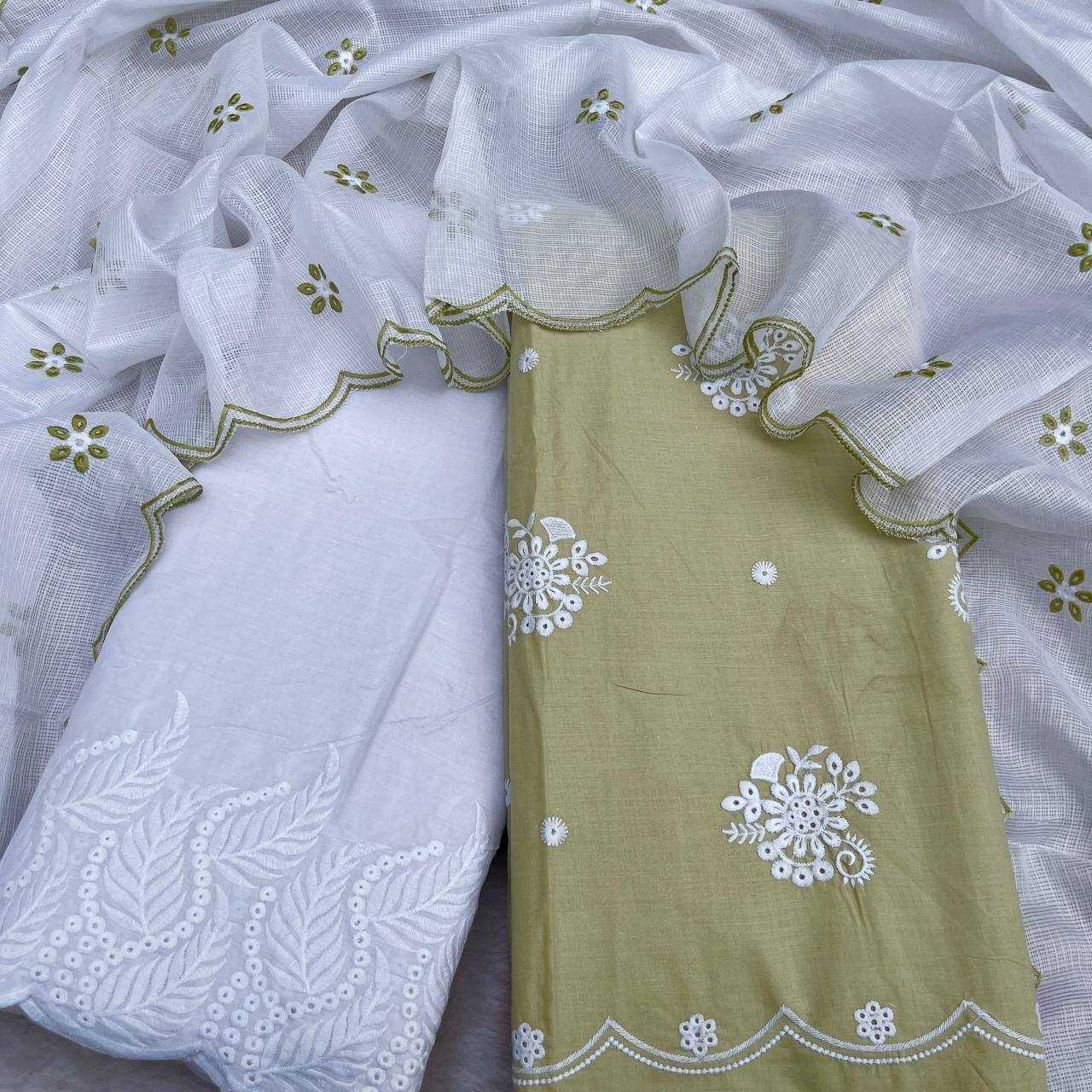 Ynf Cotton KESH513 483 Suits & Dresses Wedding Collections Festive Collections Wholesale Embroidery Suits Cotton Suits Palazzo Suit Manufacturer