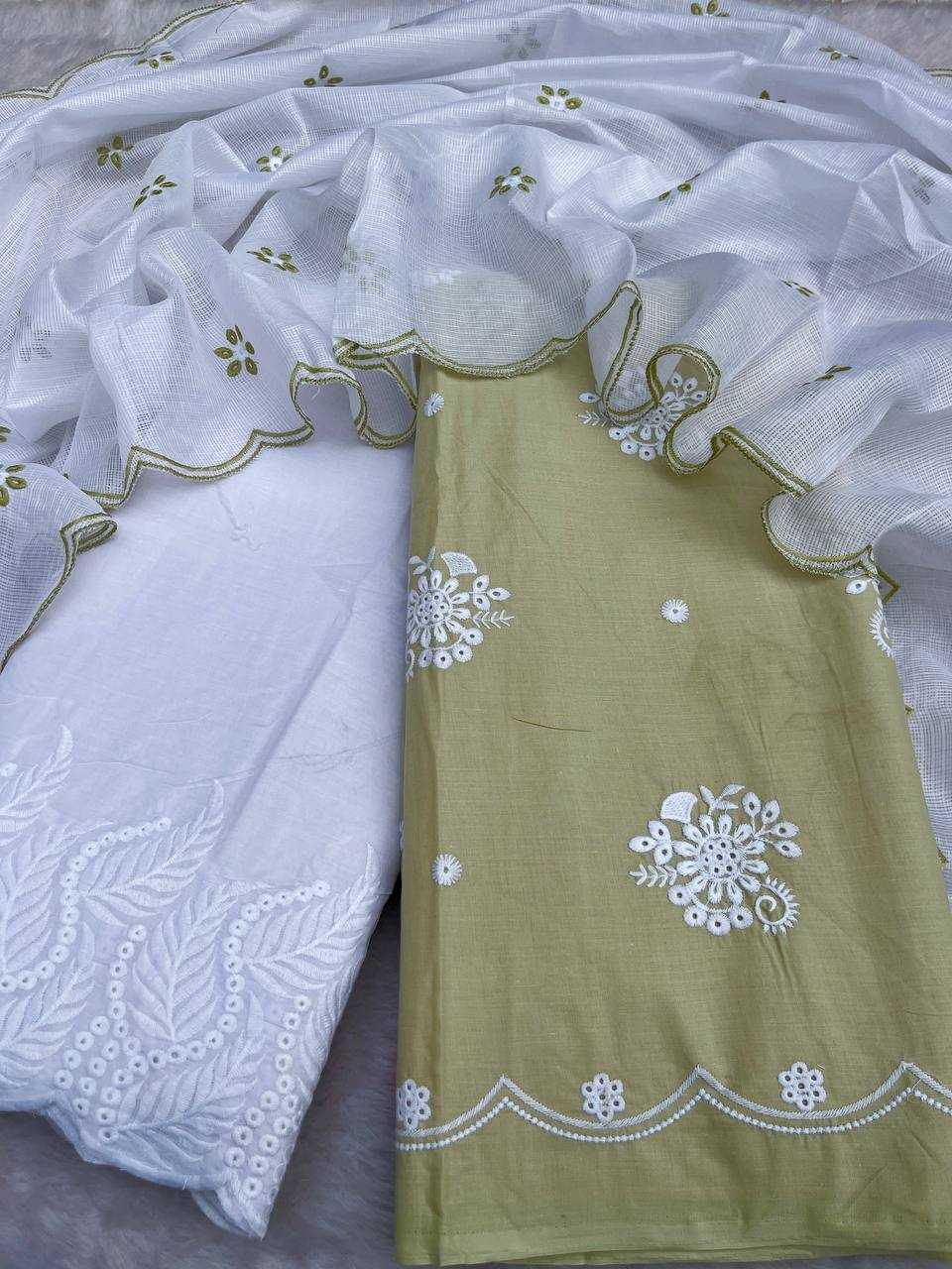 Ynf Cotton KESH513 483 Suits & Dresses Wedding Collections Festive Collections Wholesale Embroidery Suits Cotton Suits Palazzo Suit Manufacturer