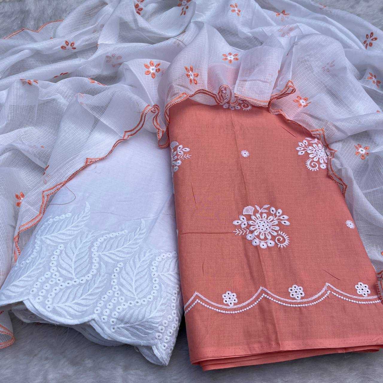 Ynf Cotton KESH513 483 Suits & Dresses Wedding Collections Festive Collections Wholesale Embroidery Suits Cotton Suits Palazzo Suit Manufacturer