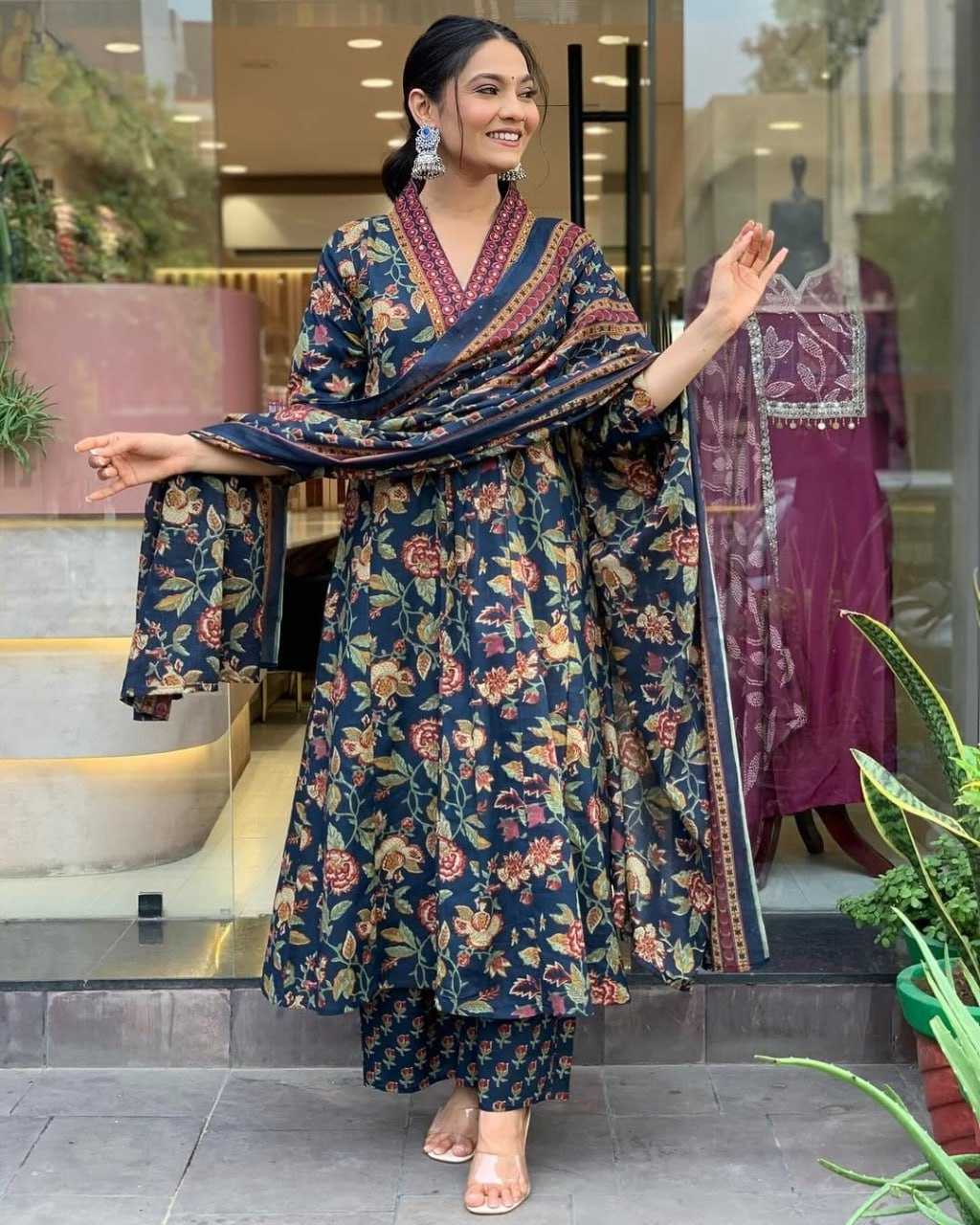 Ynf Cotton KESH519 2954 Suits & Dresses Wedding Collections Festive Collections Wholesale Printed Suits Cotton Suits Embroidered Suits Manufacturer