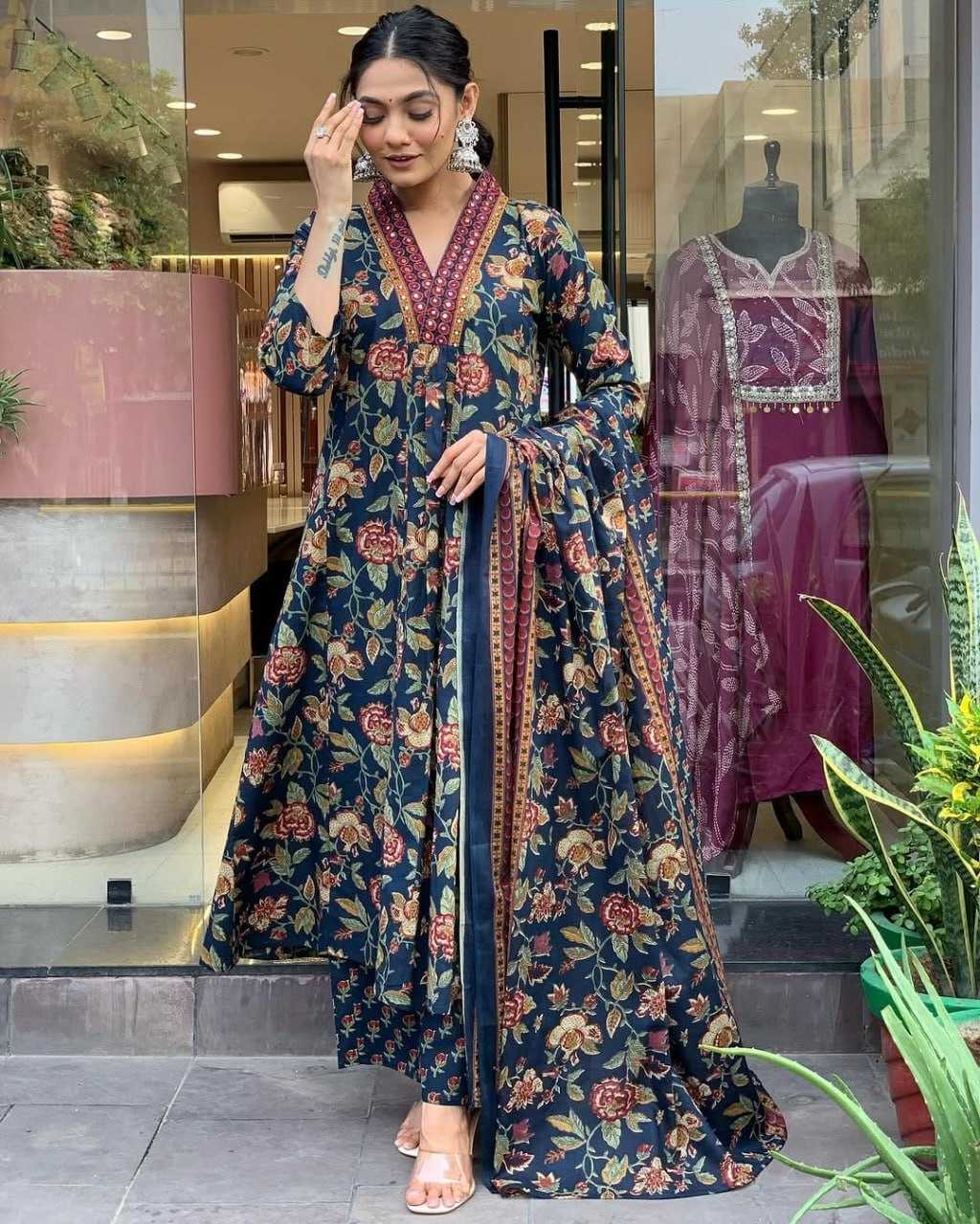 Ynf Cotton KESH519 2954 Suits & Dresses Wedding Collections Festive Collections Wholesale Printed Suits Cotton Suits Embroidered Suits Manufacturer