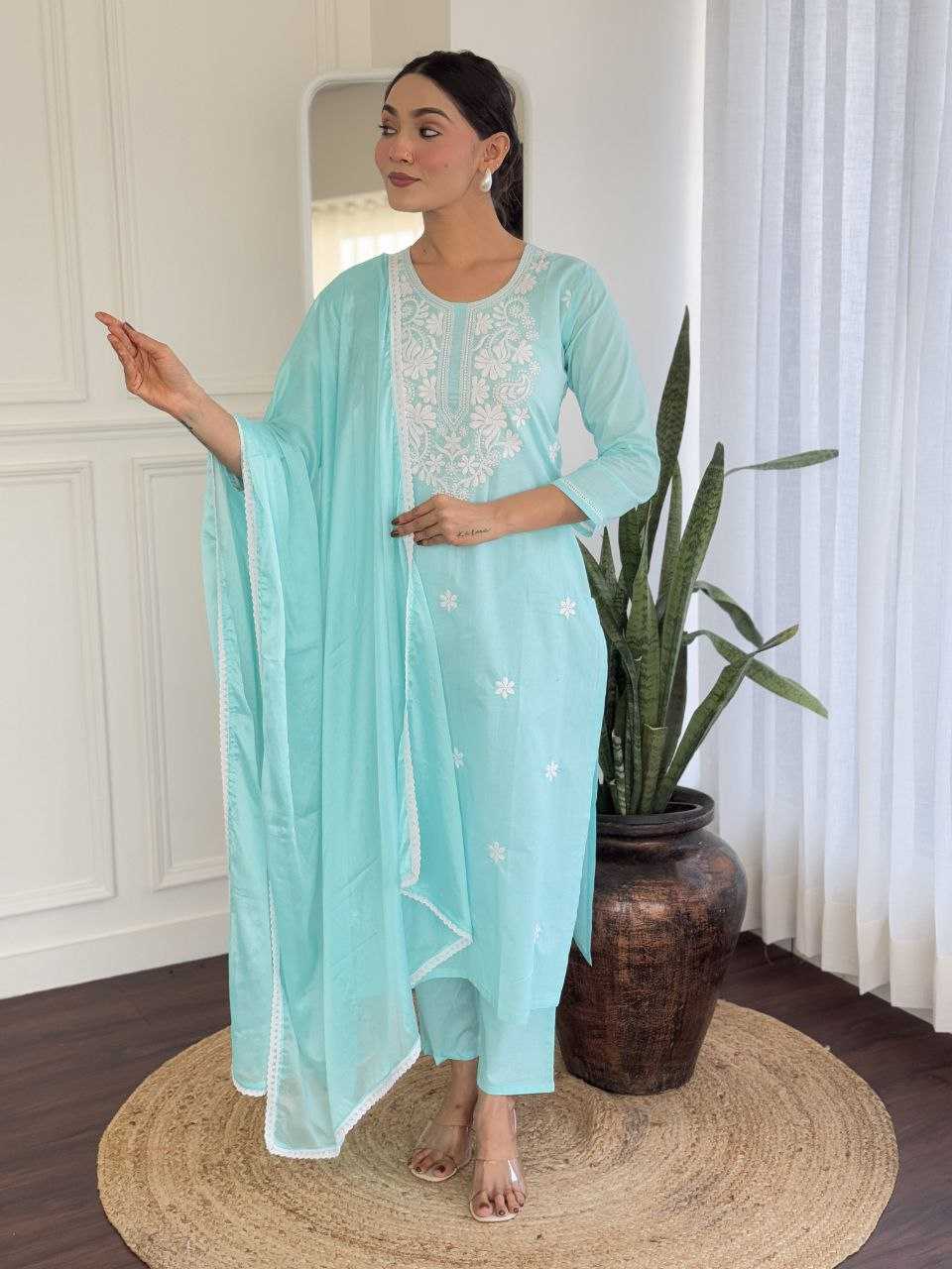 Ynf Cotton KESH529 101 Suits & Dresses Wholesale Embroidery Suits Cotton Suits Party wear suits Manufacturer