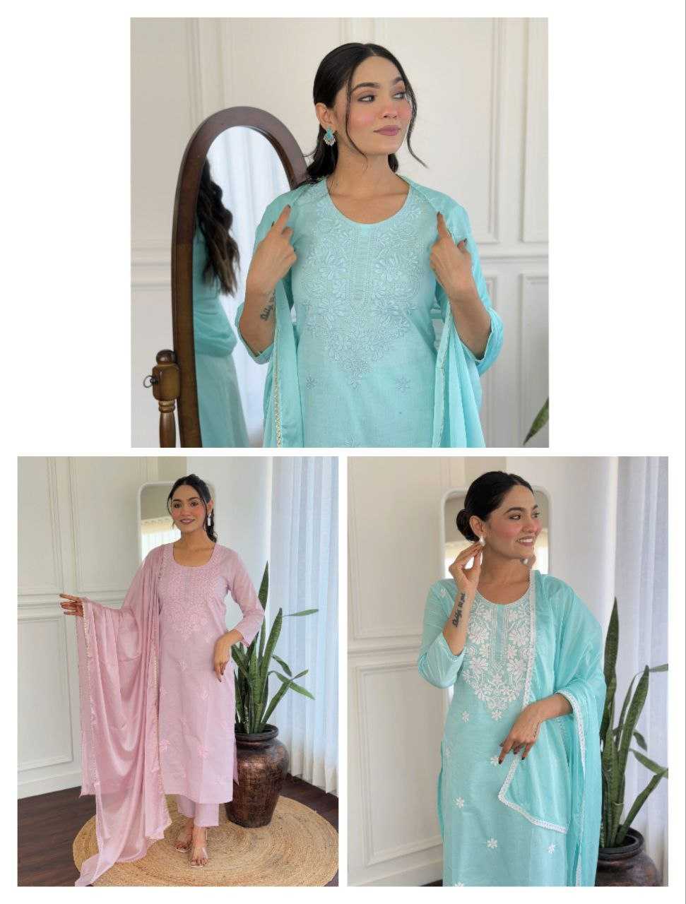 Ynf Cotton KESH529 101 Suits & Dresses Wholesale Embroidery Suits Cotton Suits Party wear suits Manufacturer