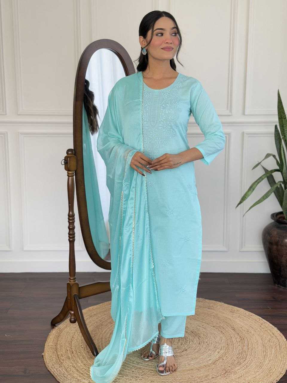 Ynf Cotton KESH529 101 Suits & Dresses Wholesale Embroidery Suits Cotton Suits Party wear suits Manufacturer