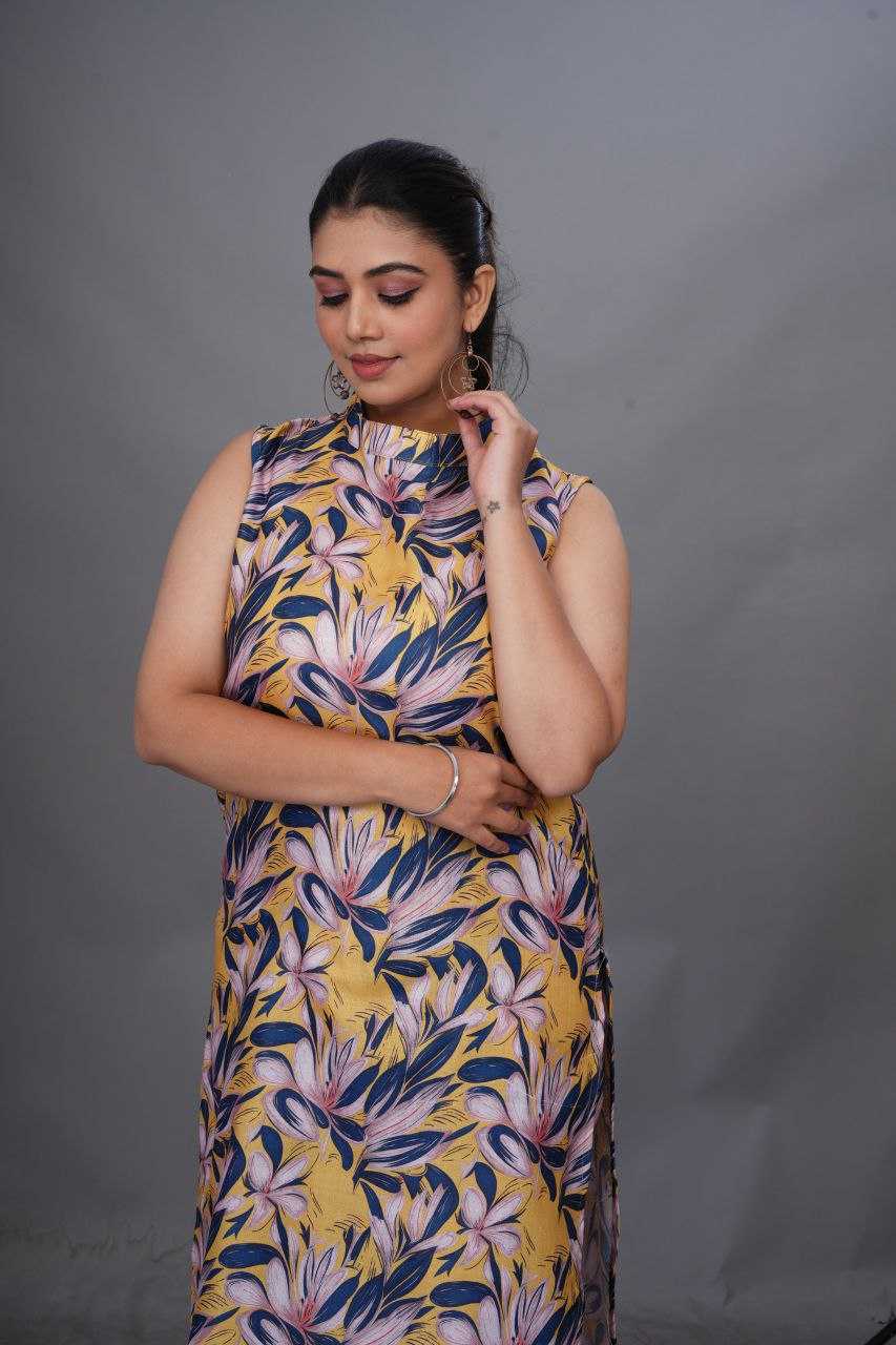 Ynf Cotton KESH529 MANASVI Kurti Wholesale Printed Kurtis Kurtis With Bottom Fancy Kurti Manufacturer