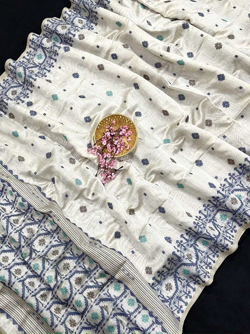 Ynf Cotton KESH532 Kovai cotton jamdani Sarees Wholesale Designer Sarees Party Wear Sarees Fancy Sarees Manufacturer