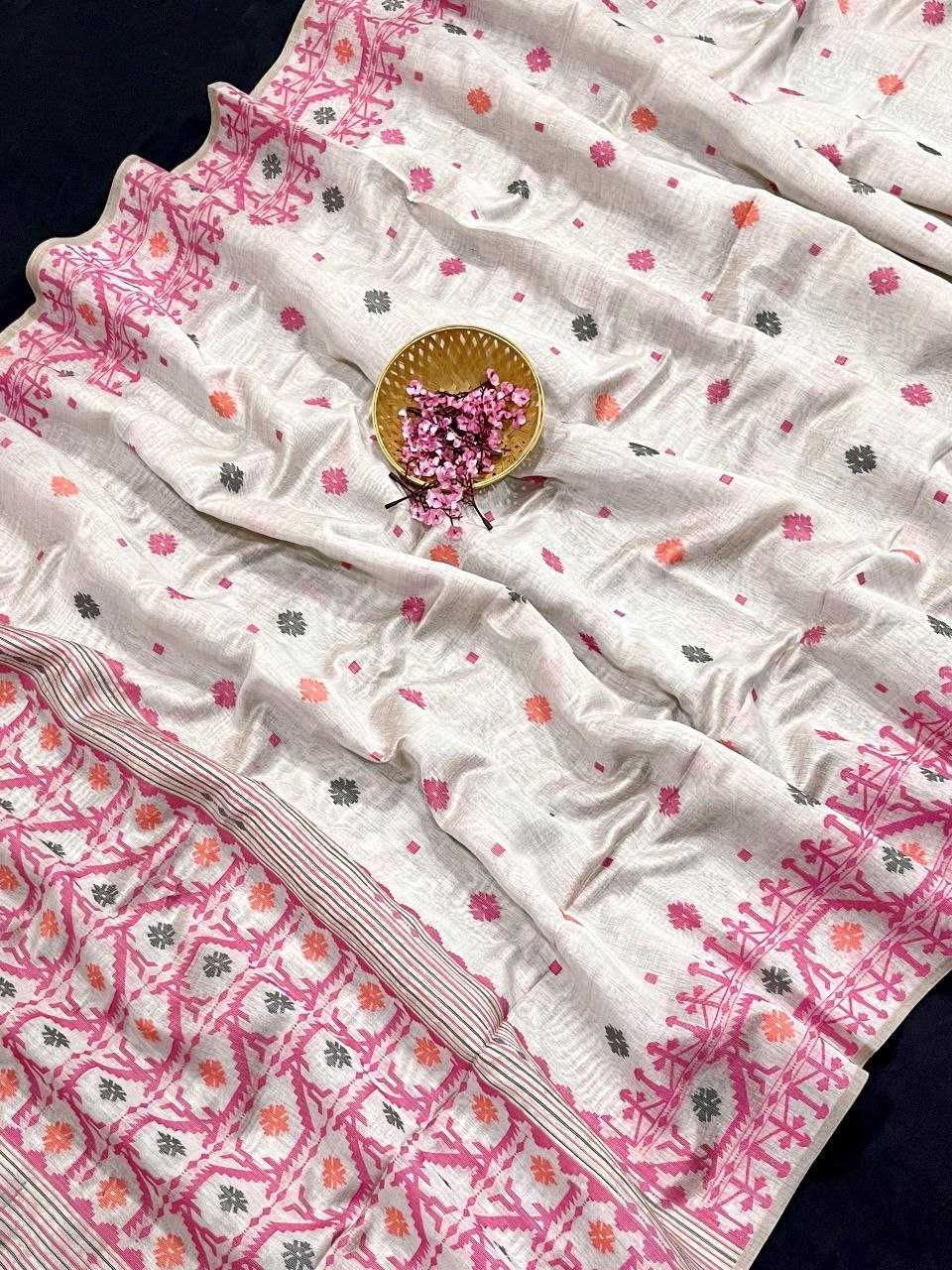 Ynf Cotton KESH532 Kovai cotton jamdani Sarees Wholesale Designer Sarees Party Wear Sarees Fancy Sarees Manufacturer