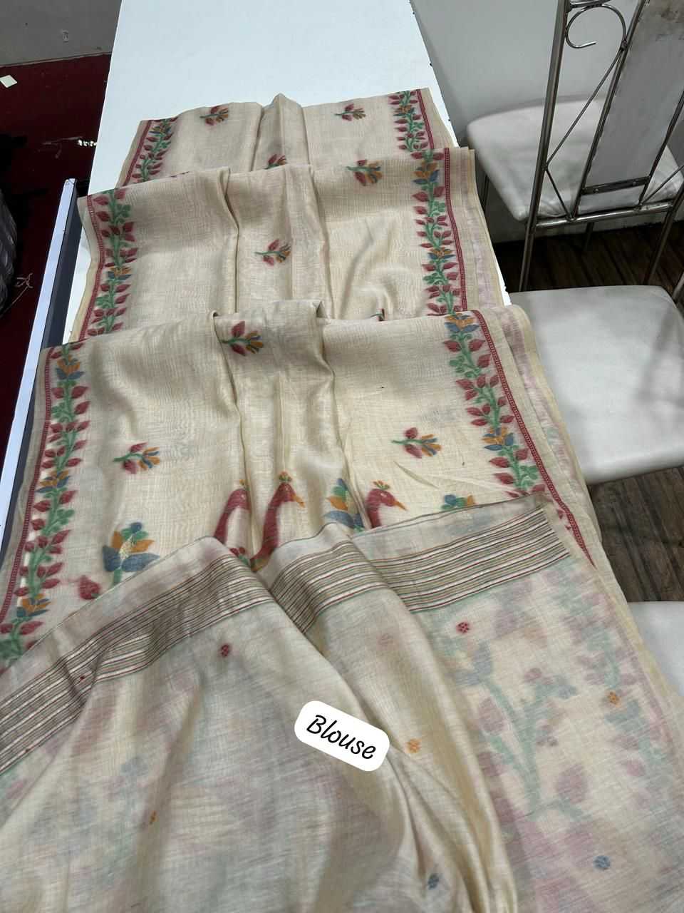 Ynf Cotton KESH532 Muga Cotton 271 Sarees Wholesale Embroidered Sarees Traditional Sarees Cotton Sarees Manufacturer