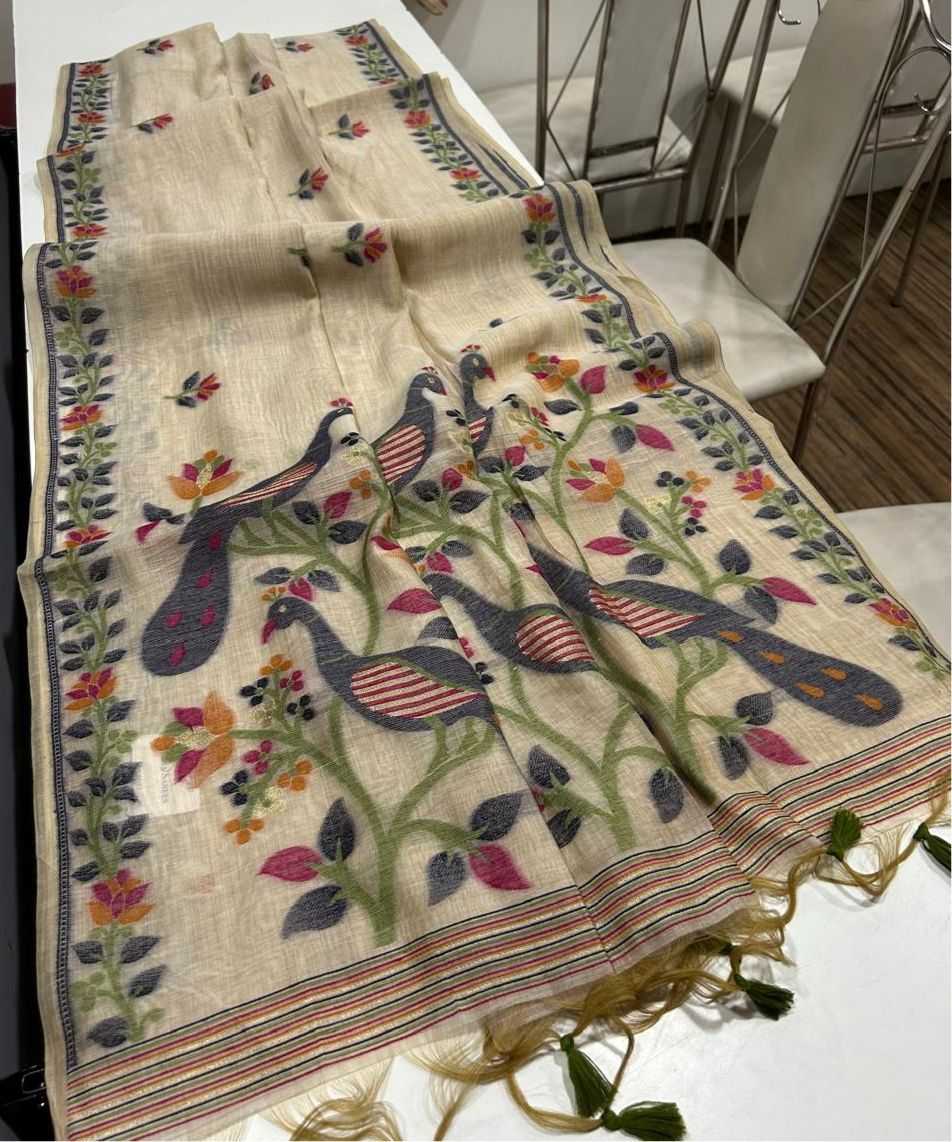 Ynf Cotton KESH532 Muga Cotton 271 Sarees Wholesale Embroidered Sarees Traditional Sarees Cotton Sarees Manufacturer