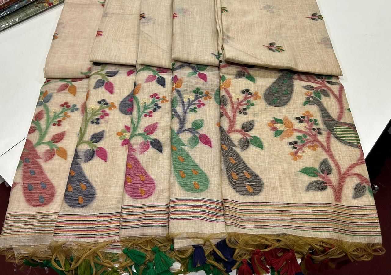 Ynf Cotton KESH532 Muga Cotton 271 Sarees Wholesale Embroidered Sarees Traditional Sarees Cotton Sarees Manufacturer