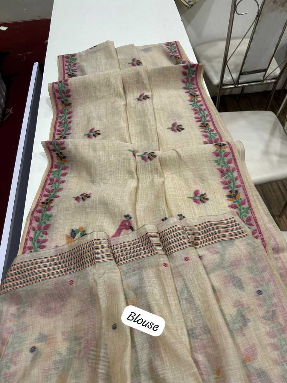Ynf Cotton KESH532 Muga Cotton 271 Sarees Wholesale Embroidered Sarees Traditional Sarees Cotton Sarees Manufacturer