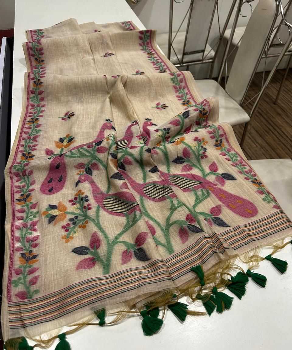 Ynf Cotton KESH532 Muga Cotton 271 Sarees Wholesale Embroidered Sarees Traditional Sarees Cotton Sarees Manufacturer