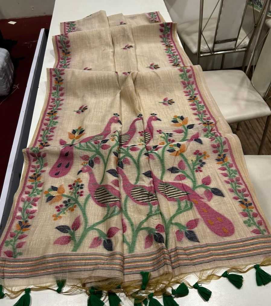 Ynf Cotton KESH532 Muga Cotton 271 Sarees Wholesale Embroidered Sarees Traditional Sarees Cotton Sarees Manufacturer