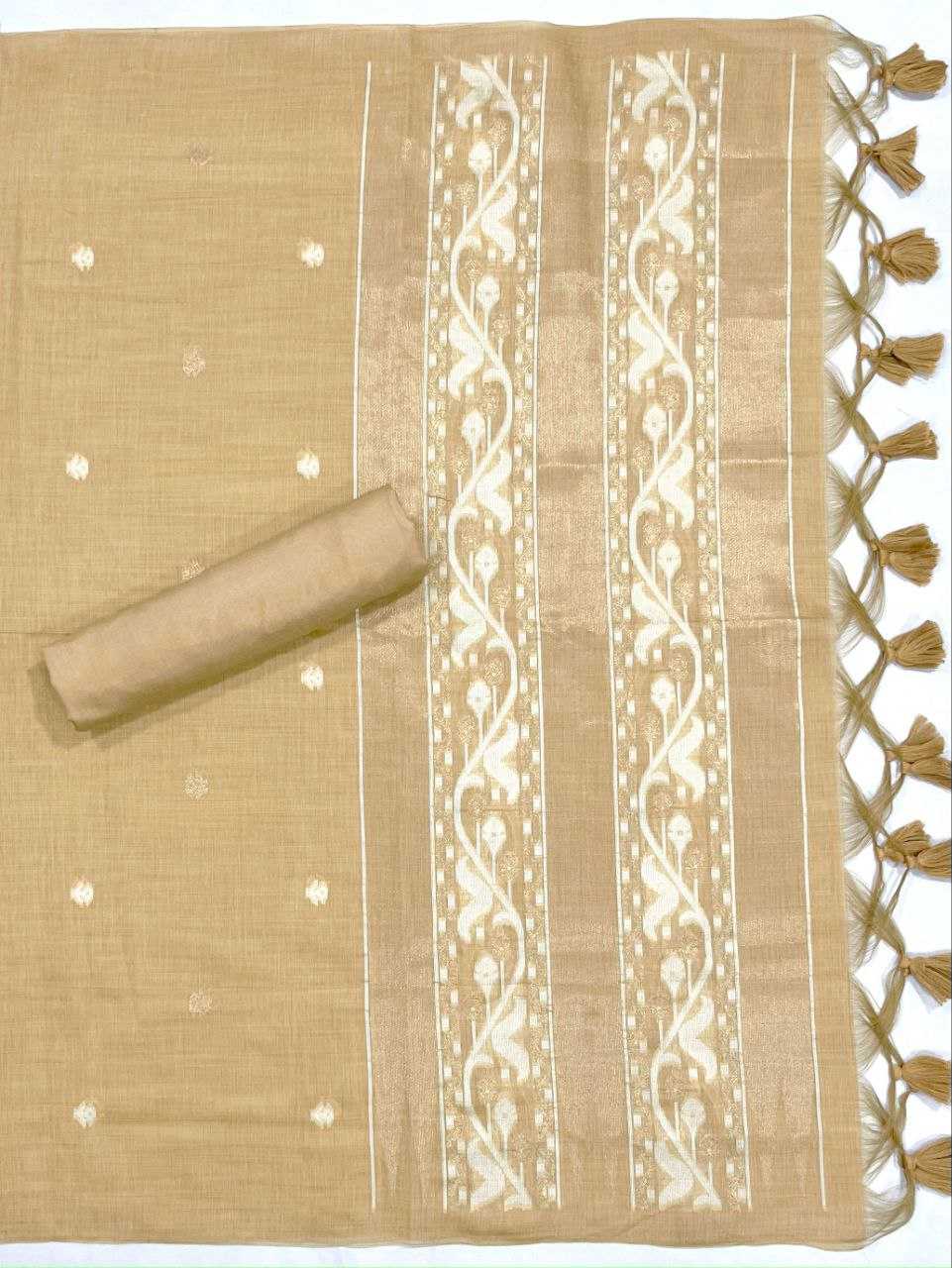 Ynf Cotton KESH532 MUGA COTTON SUIT 4010 Suits & Dresses Wholesale Unstitched Suits Cotton Suits Semi Stitched Suits Manufacturer