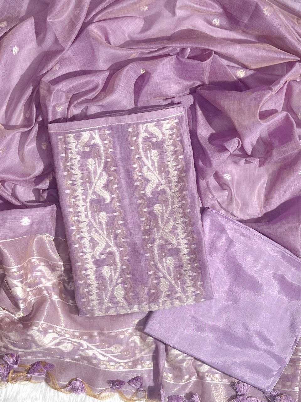 Ynf Cotton KESH532 MUGA COTTON SUIT 4010 Suits & Dresses Wholesale Unstitched Suits Cotton Suits Semi Stitched Suits Manufacturer