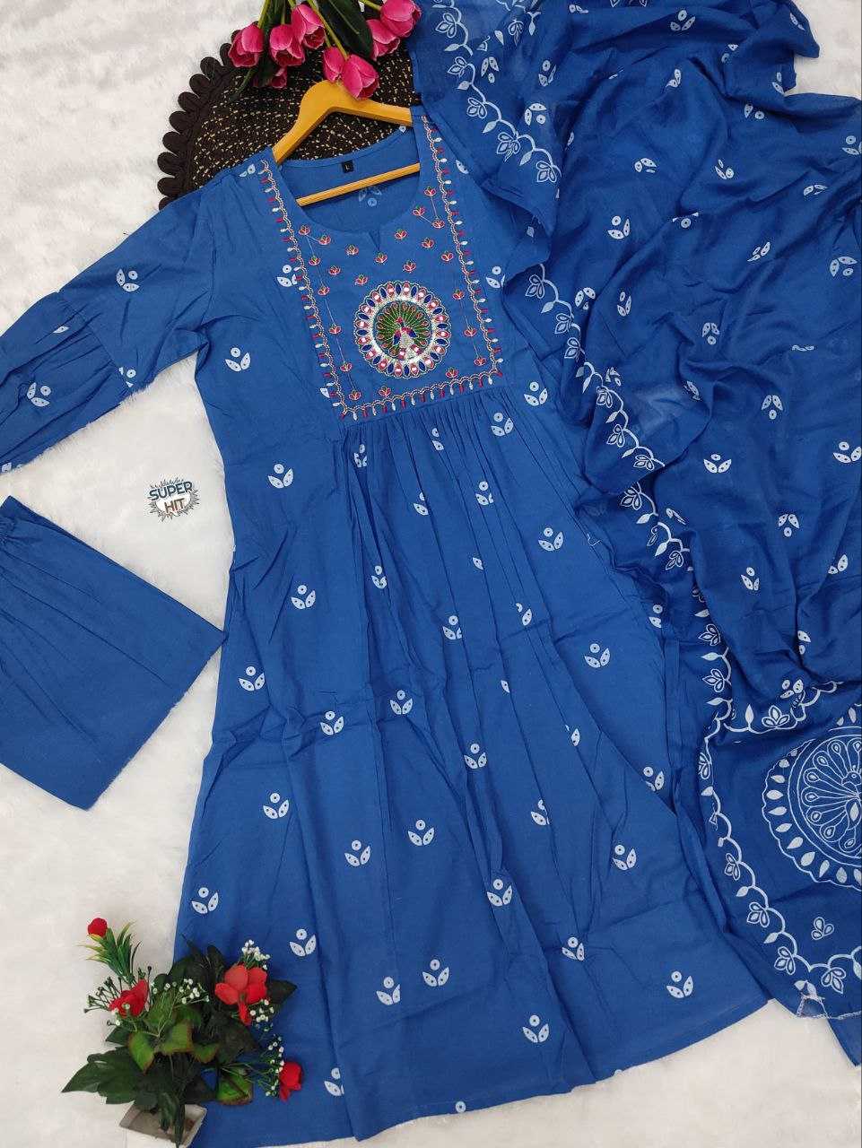 Ynf Cotton KESH536 1301 Kurti Wholesale Festive Kurtis Anarkali Kurtis Embroidered Kurtis Manufacturer