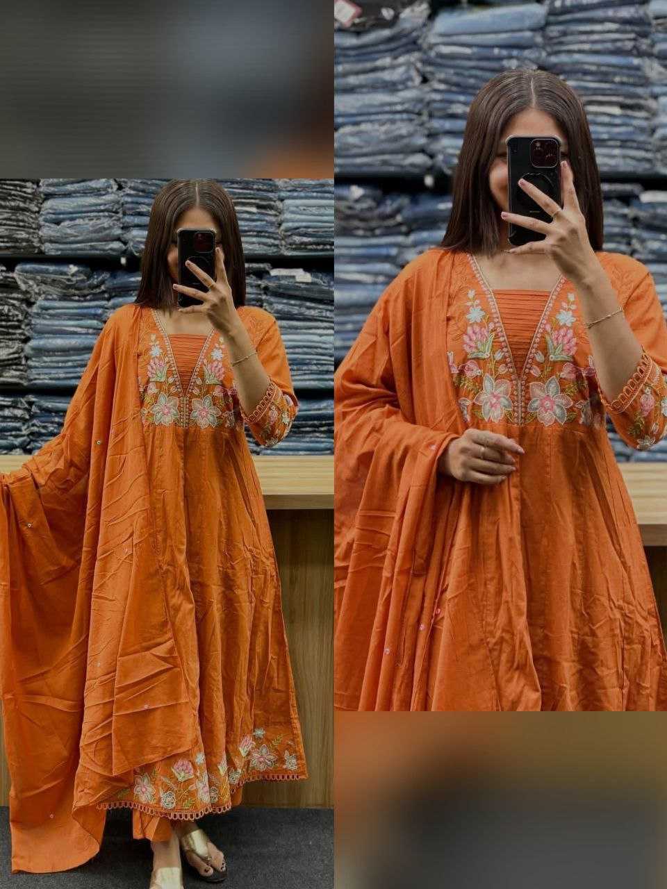 Ynf Cotton KESH536 1316 Suits & Dresses Wholesale Embroidery Suits Anarkali Suits Party wear suits Manufacturer