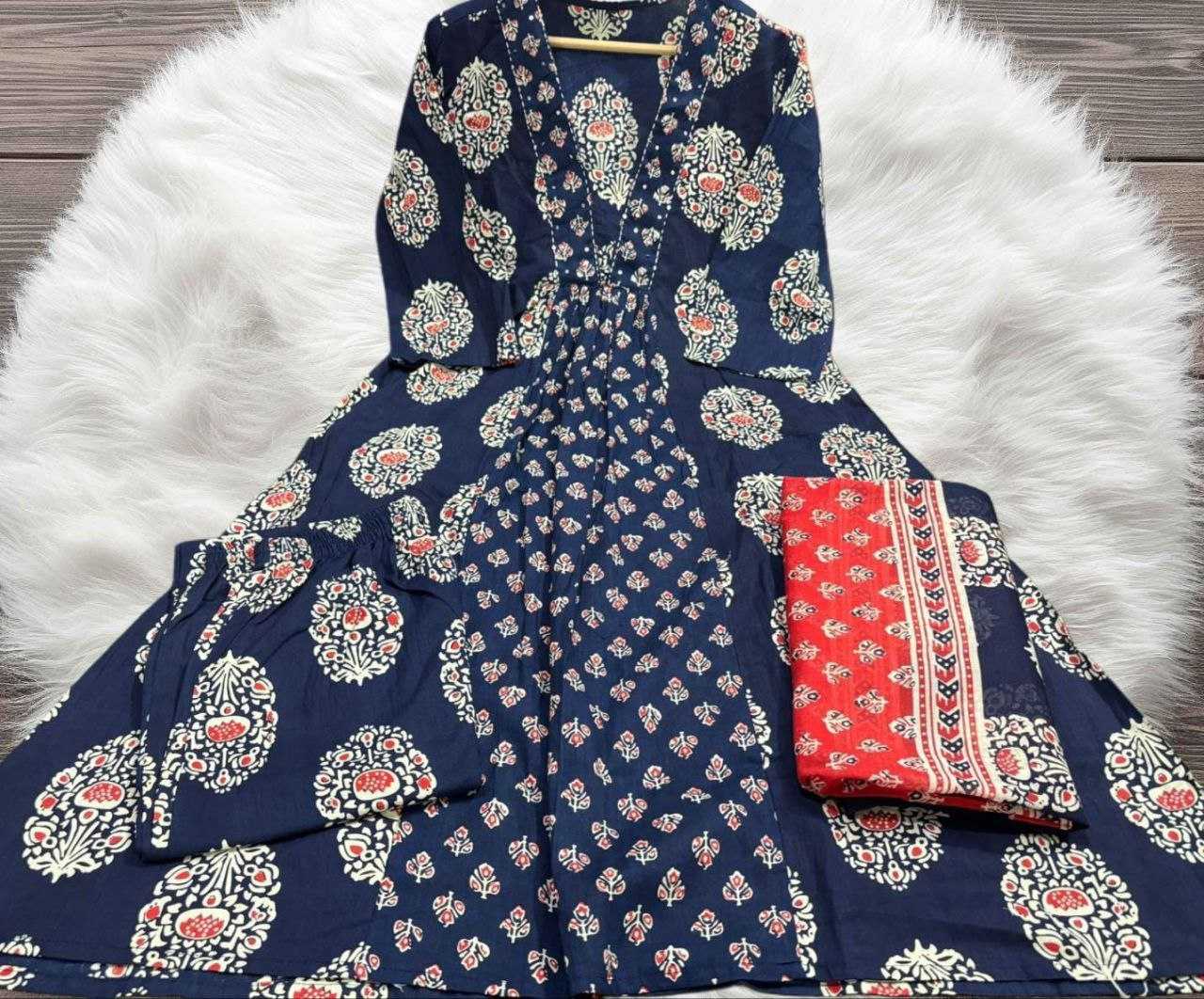 Ynf Cotton KESH536 1326 Kurti Wholesale Printed Kurtis Anarkali Kurtis Kurti Bottom With Dupatta Manufacturer