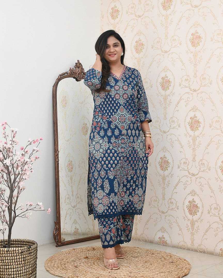 Ynf Cotton KESH536 Aline Kurti Wholesale Printed Kurtis Kurti With Palazzo Kurti With Pants Manufacturer