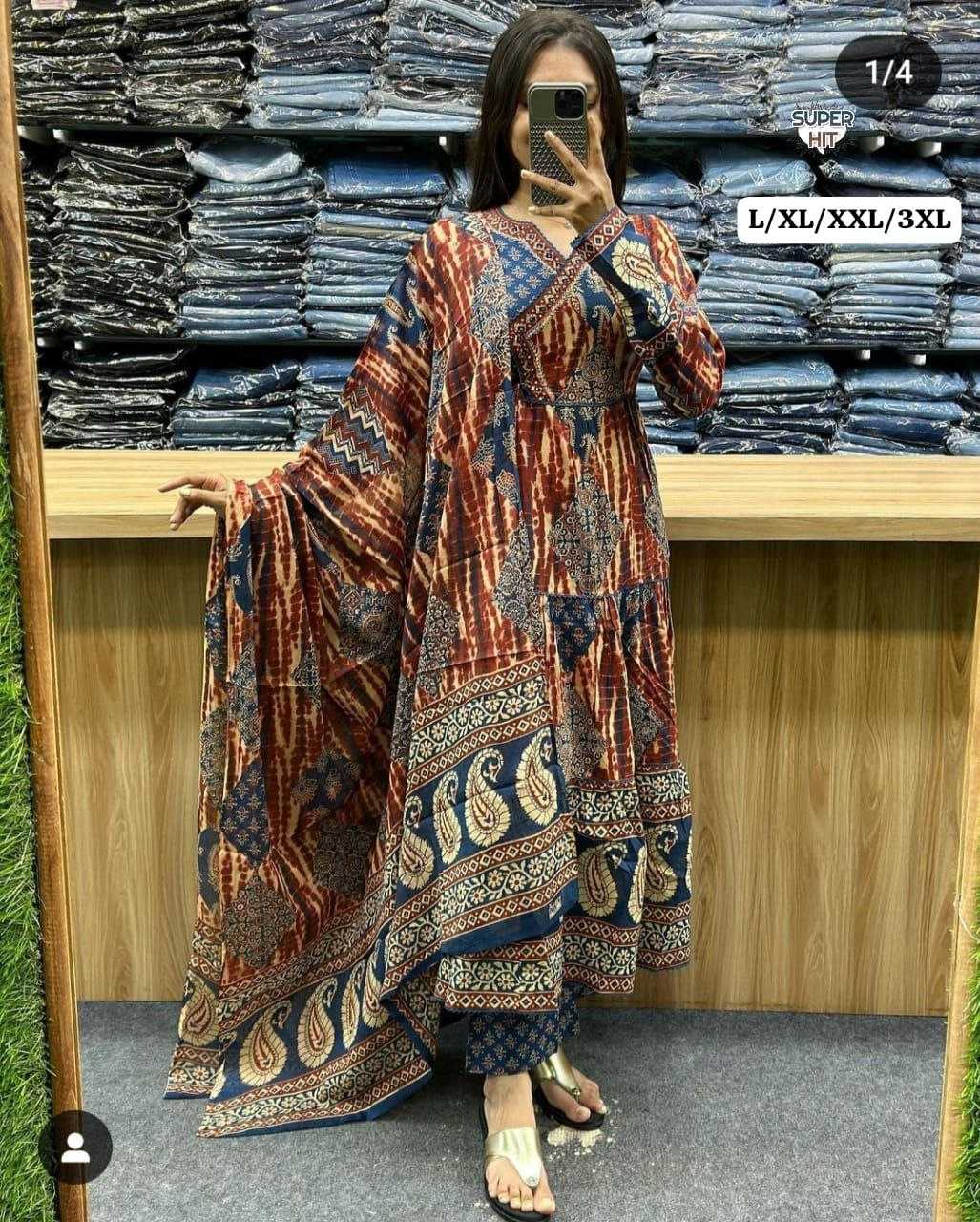 Ynf Cotton KESH536 ANARKALI Suits & Dresses Wholesale Cotton Suits Anarkali Suits Designer Suits Manufacturer