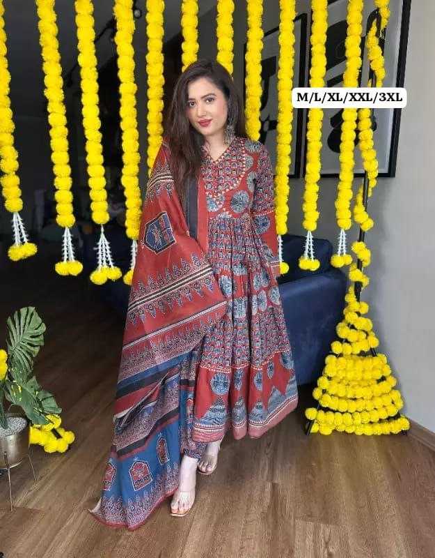Ynf Cotton KESH536 ANARKALI Suits & Dresses Wholesale Cotton Suits Anarkali Suits Designer Suits Manufacturer