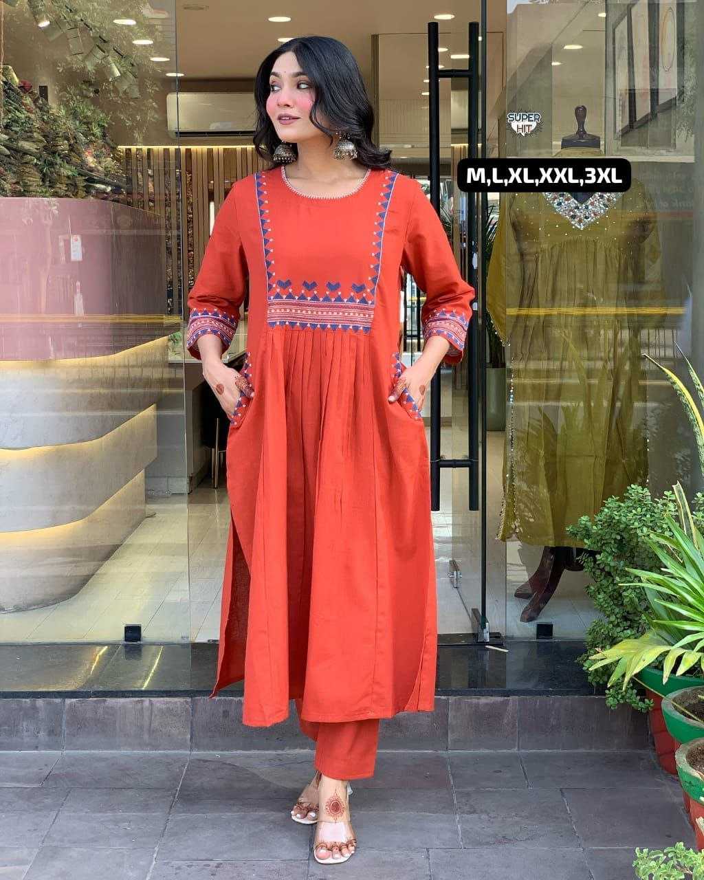 Ynf Cotton KESH536 Beutiful Kurti Wholesale Long Kurtis Cotton Kurtis Angrakha Kurtis Manufacturer