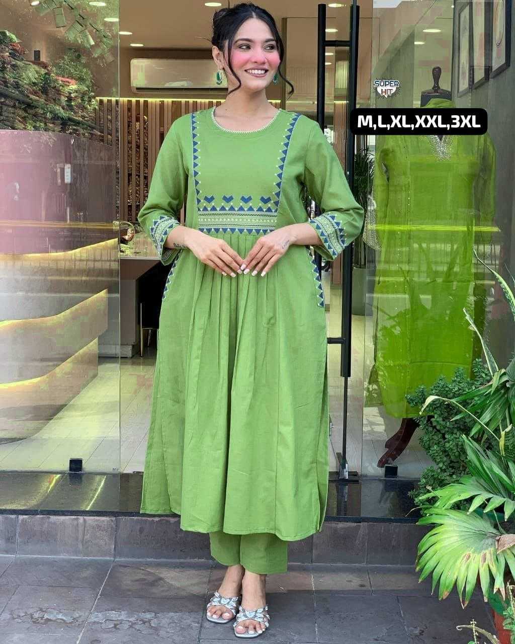 Ynf Cotton KESH536 Beutiful Kurti Wholesale Long Kurtis Cotton Kurtis Angrakha Kurtis Manufacturer