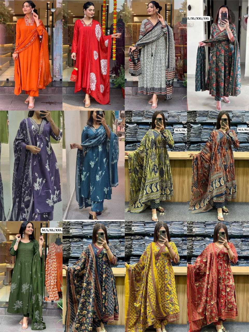 Ynf Cotton KESH536 LATEST Kurti Wholesale Festive Kurtis Anarkali Kurtis Fancy Kurti Manufacturer