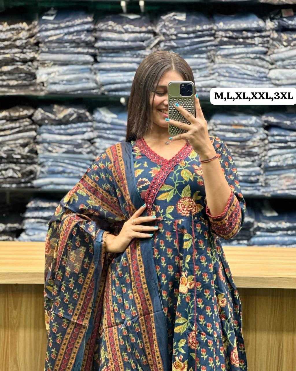 Ynf Cotton KESH536 LATEST Kurti Wholesale Festive Kurtis Anarkali Kurtis Fancy Kurti Manufacturer